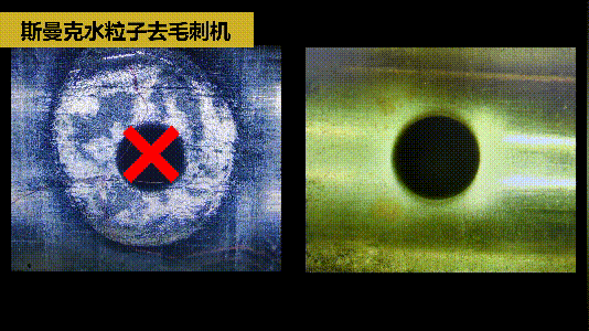 斯曼克磨粒流推出水粒子<a href='http://www.005251.com' target='_blank'><u>去毛刺機(jī)</u></a>！